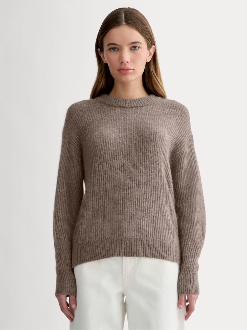 Everlane the Cocoon Crew in Alpaca NWOT